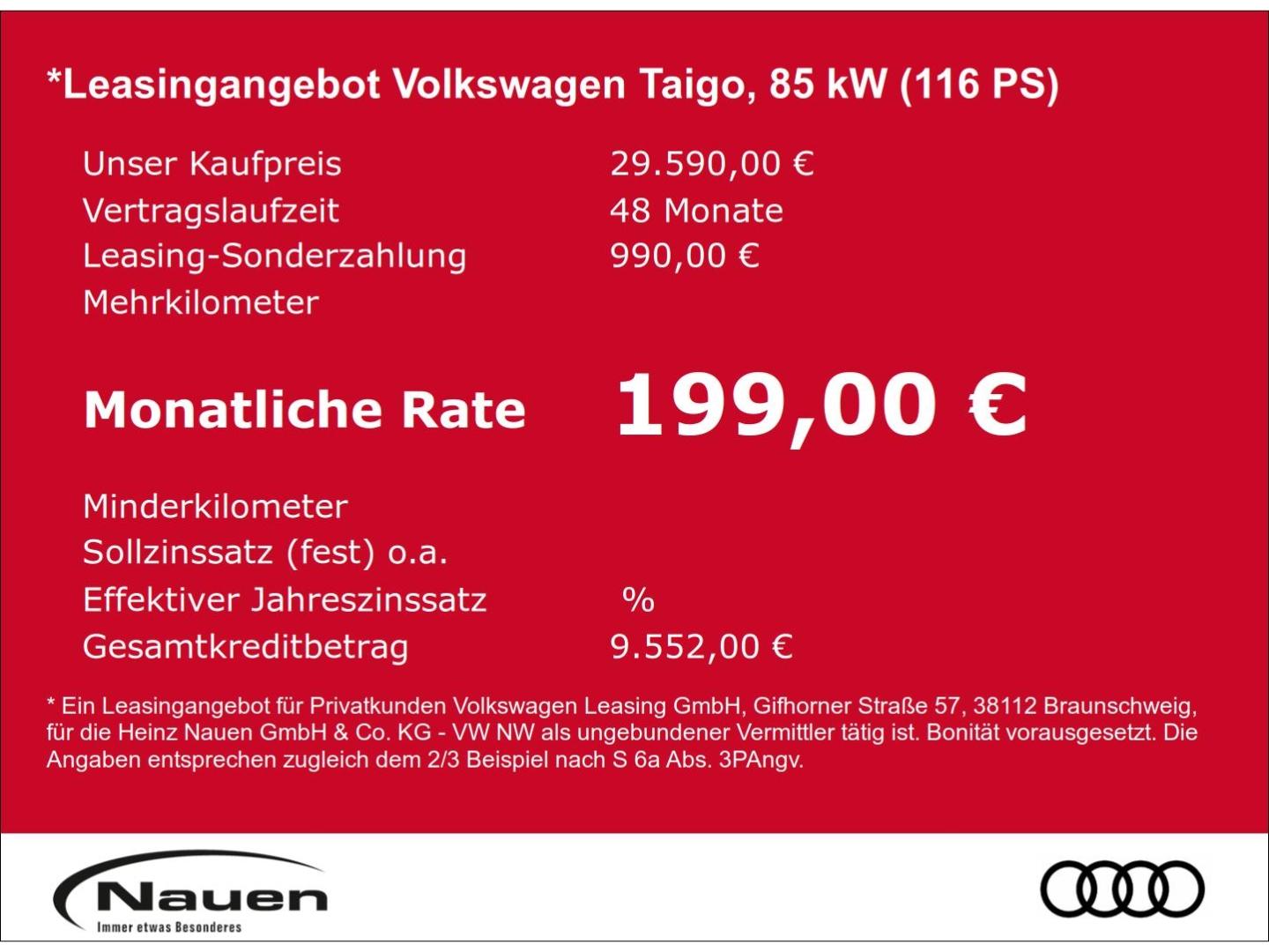 Volkswagen Taigo Energy 1,0 l TSI 85 kW (116 PS) 6-G, миниатюра 2