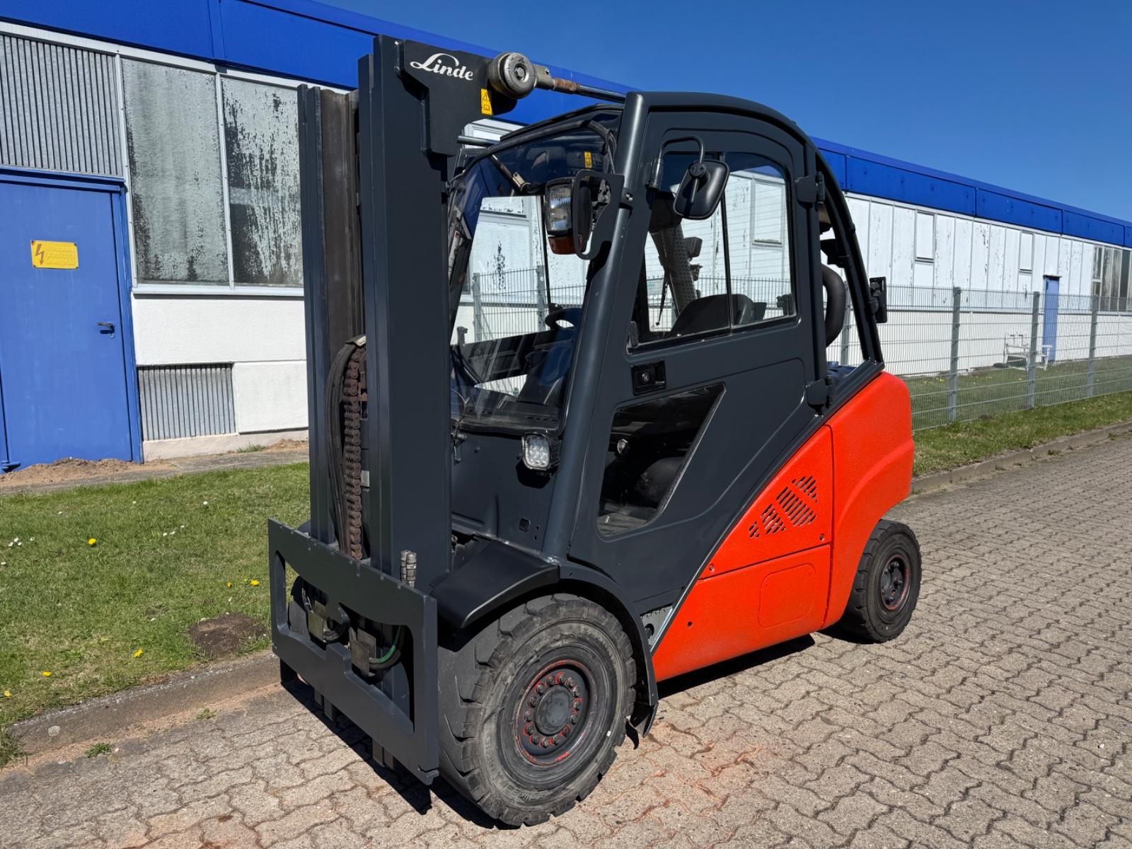Linde H35D-01 Diesel Triplex Vollkabine Große Wartung