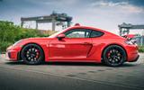 Porsche 718 Cayman GT4 PDK Clubsport Indischrot Bose - Porsche Cayman aus 2021