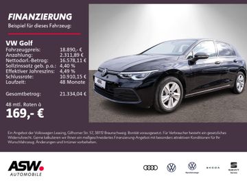 Volkswagen Leasingangebot: Volkswagen Golf Life 1.5TSI LED Navi Klimaautomatik PDC SHZ