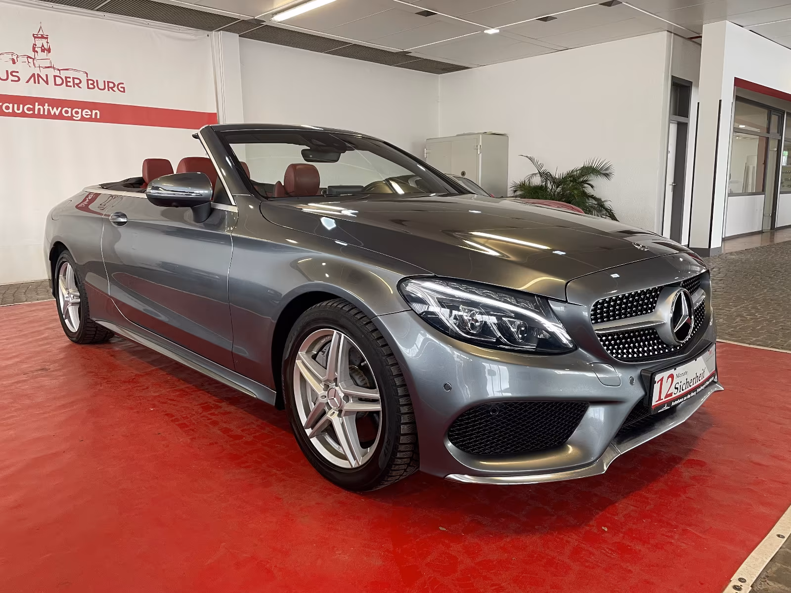 Mercedes-Benz C 250 Cabrio AMG Line//360°//LED//