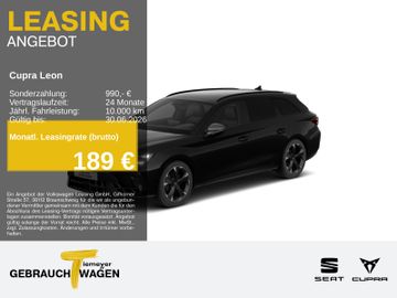 Cupra Leasingangebot: Cupra Leon Sportstourer 2.0 TDI DSG AHK KAMERA SUPERSP