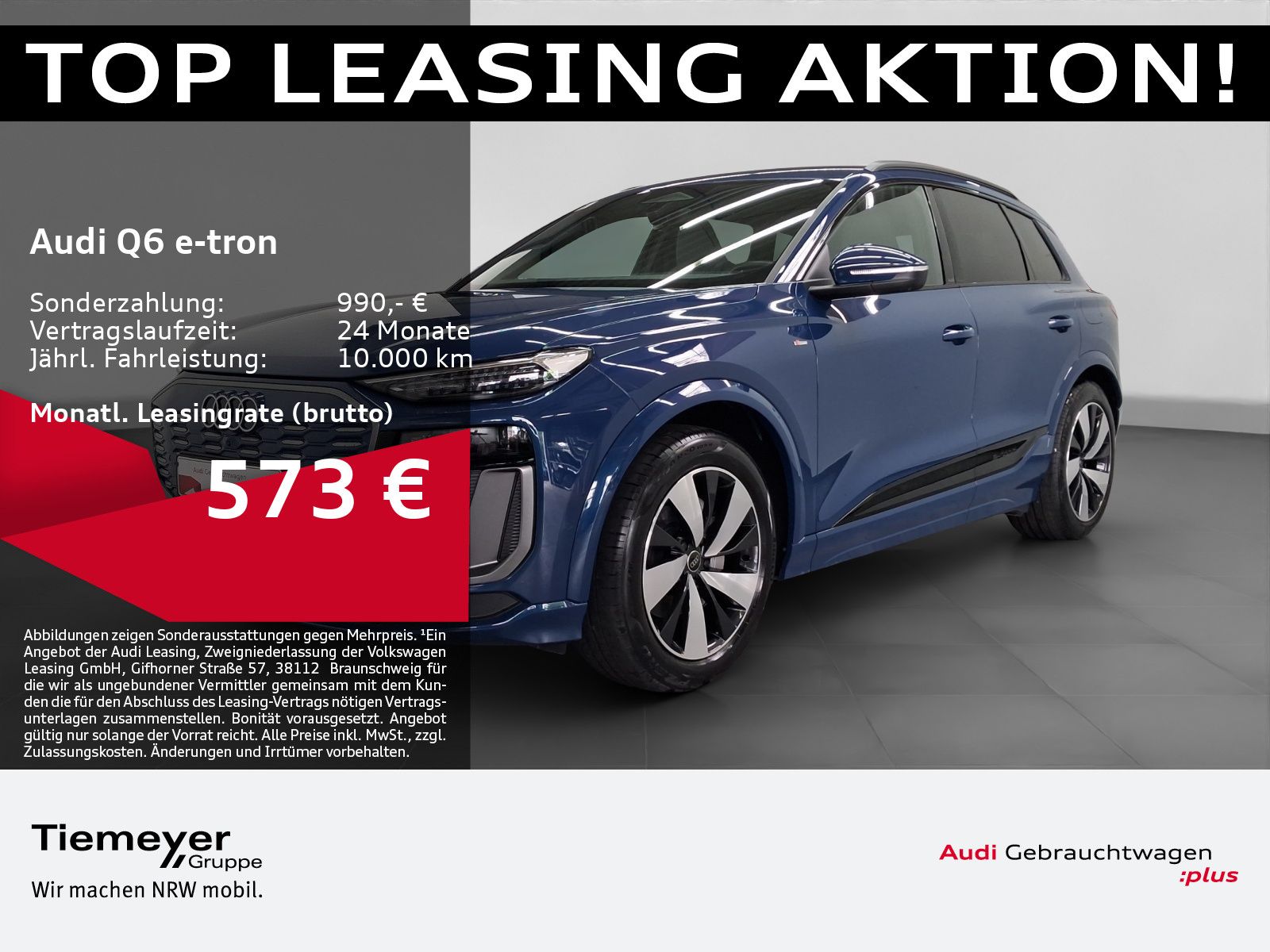 Audi Q6 e-tron S LINE LM20 LEDER eSITZE BF-DISPLAY