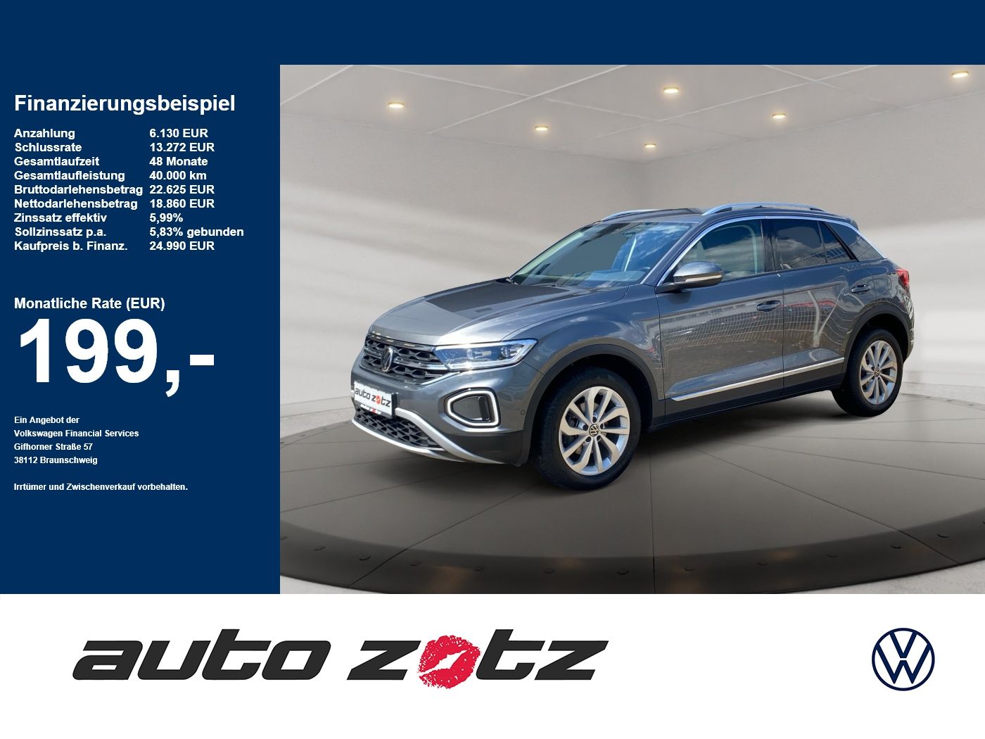 Volkswagen T-Roc Style 1.5TSI PDC,Virtual,ACC,AHK,LED,LM