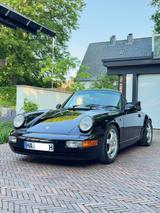 Porsche 964 Carrera 2 Cabrio Handschalter deutsches Auto - schwarze Porsche 964