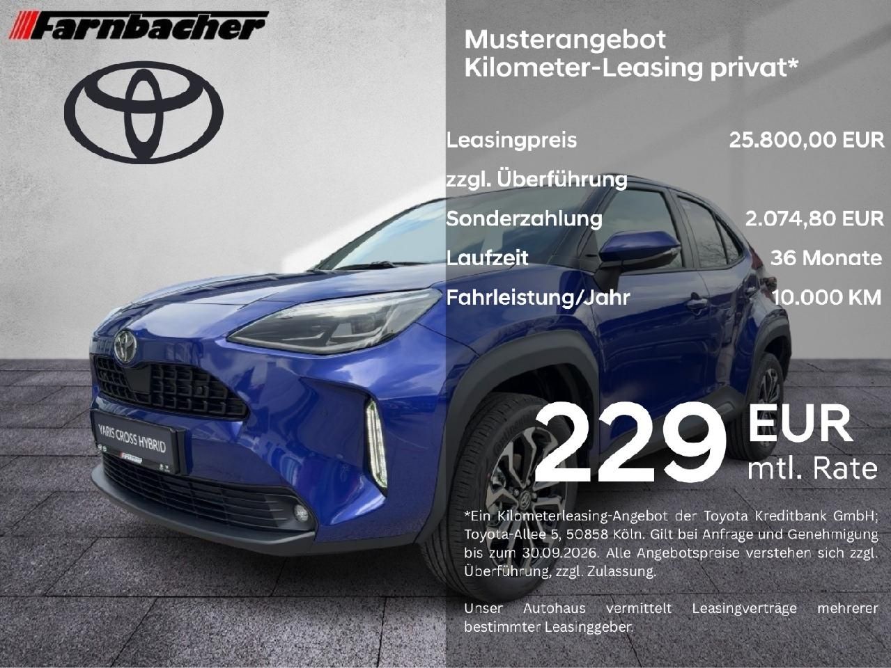Fahrzeugabbildung Toyota Yaris Cross 1,5 Hybrid Teamplayer Safety+Winter*