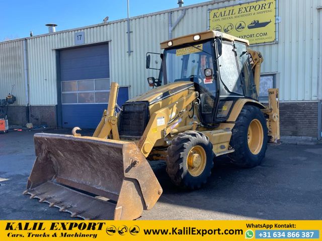 CAT 428C Backhoe Loader 4x4 Extendable Boom Good Con