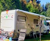 HYMER / ERIBA / HYMERCAR HYMER 514 GT Tramp, Luftfederung, Vorzelt, AHK - HYMER / ERIBA Wohnwagen & Wohnmobile