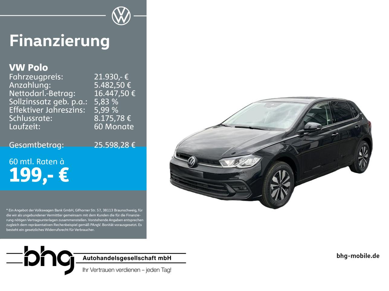 Volkswagen Polo Life 1,0 l TSI OPF 85 kW (116 PS)