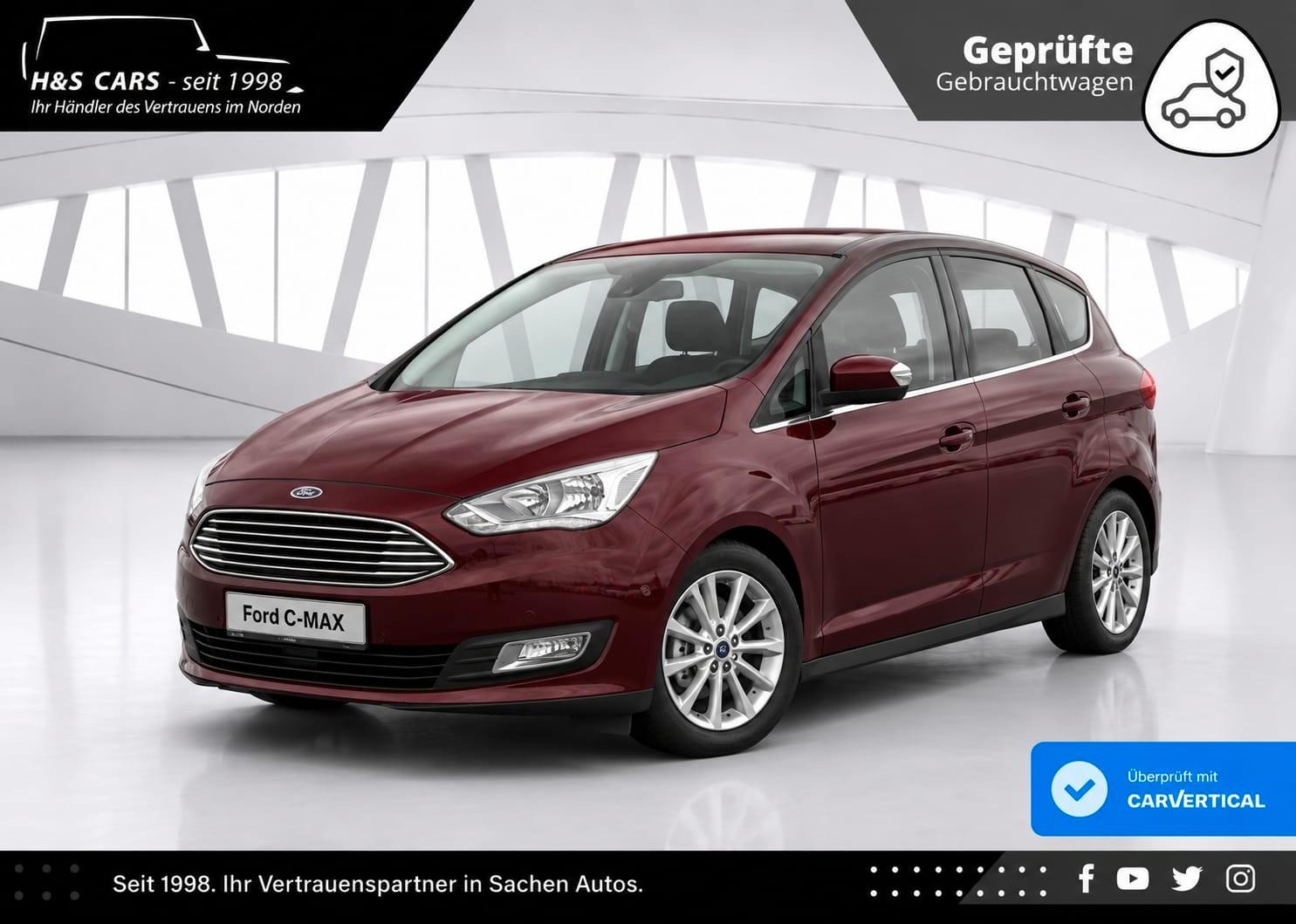 Ford C-Max Titanium 1.H LEDER NAVI KAM LÜCKENLOS FORD