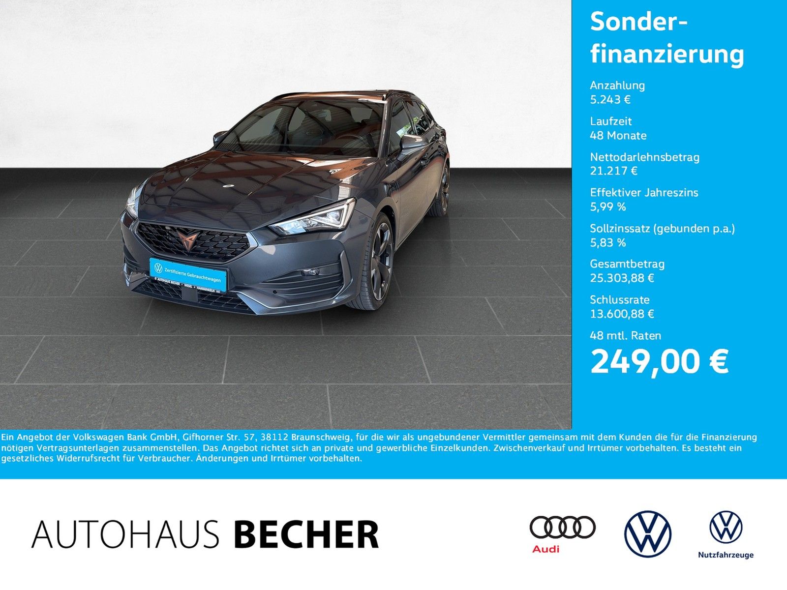 Cupra Leon Sportstourer 1.4 TSI e-Hybrid /AHK