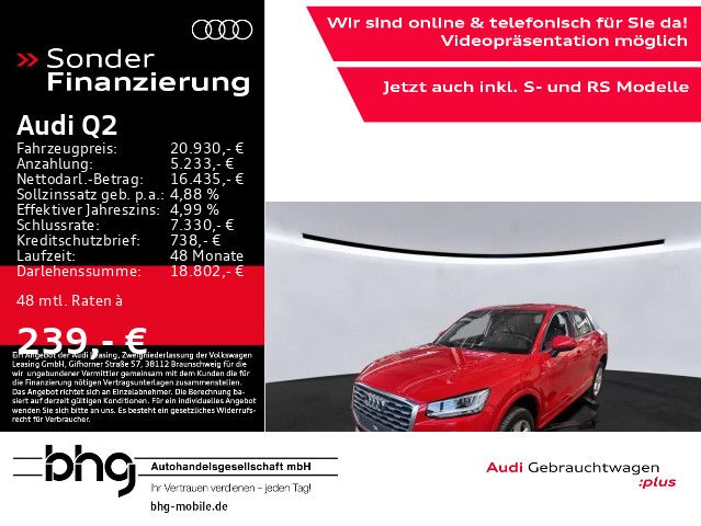 Audi Q2 30 TFSI S line Navi connect sound LED PDC GRA