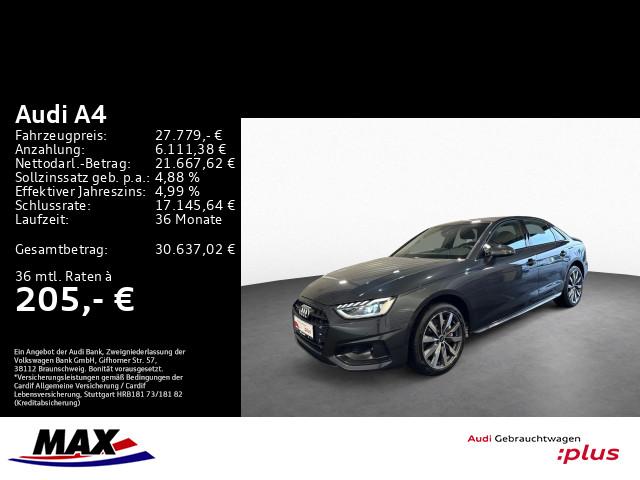 Audi A4 40 TDI QUATT LED+MMI NAVI+KAMERA+ALU+VC PLUS+