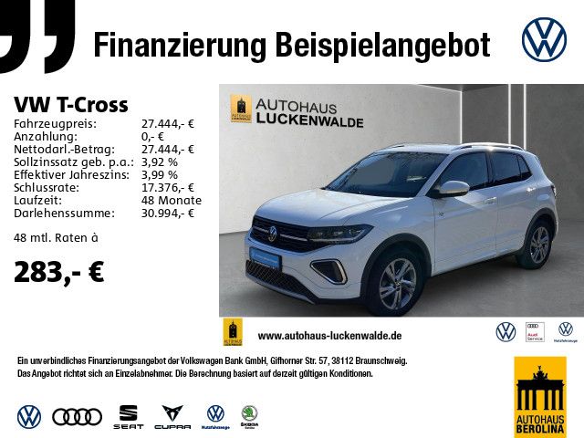 VW T-Cross 1.5 TSI R-Line DSG *AHK*ACC*R-CAM*SHZ*