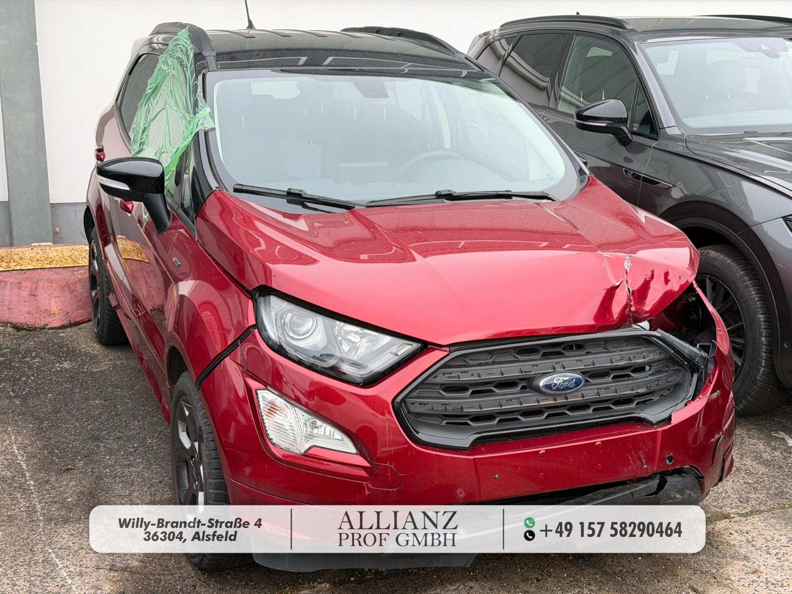 Ford EcoSport ST-Line 1,0Ltr. 92kW Tempo CAM UNFALL