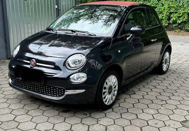 Fiat 500 Cabrio Schwarz / TÜV NEU