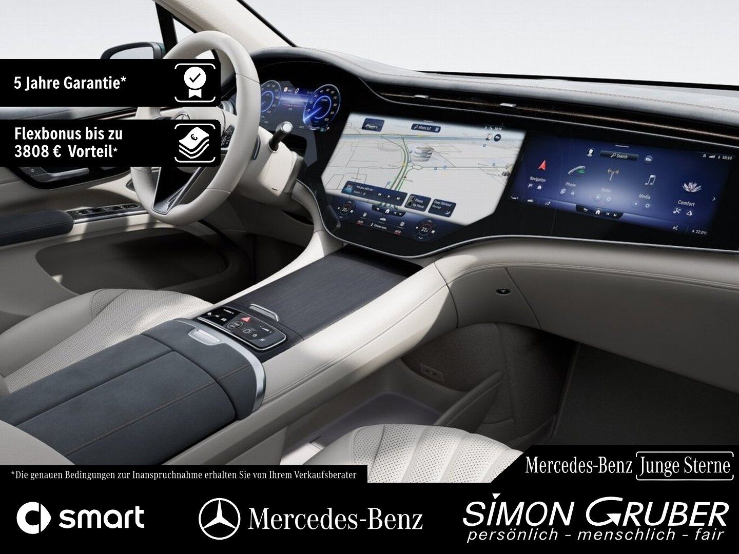 Fahrzeugabbildung Mercedes-Benz EQS 450 4M SUV Pano Burm Sitzklima Massage 7Sitz