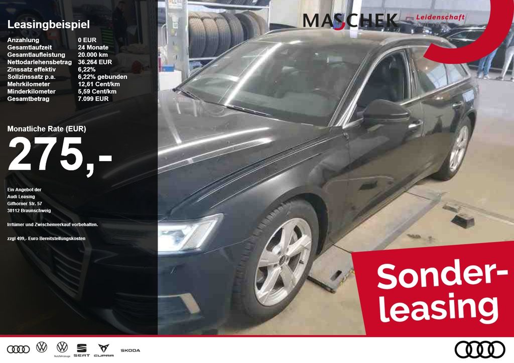 Audi A6 Avant 45 TFSI quat Matrix Pano Sonderleasing