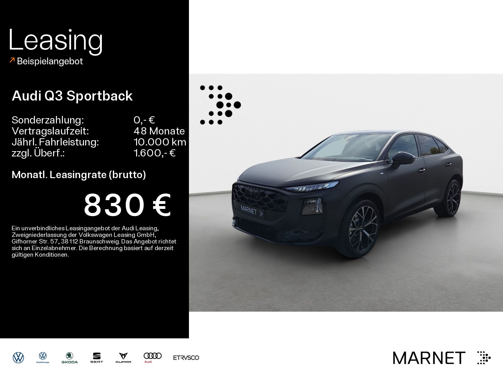 Audi Q3 Sportback TFSI quattro 150 kW S tronic