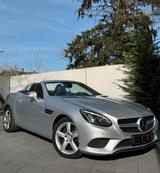 Mercedes-Benz SLC 200 *TOP*9-Gang*Orig.62t km*Airscarf*LED*Nav - Mercedes-Benz SLC-Class: Silber