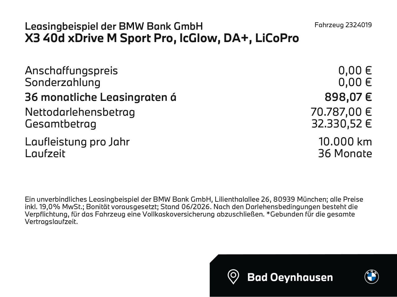 BMW X3 40d xDrive M Sport Pro, IcGlow, DA+, LiCoPro foto 2