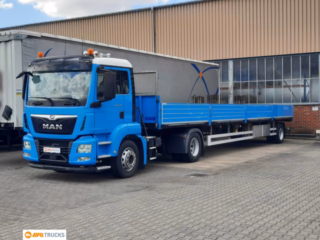 MAN 18.360 TGS platformănsattelzug 12,8 m gelenkt