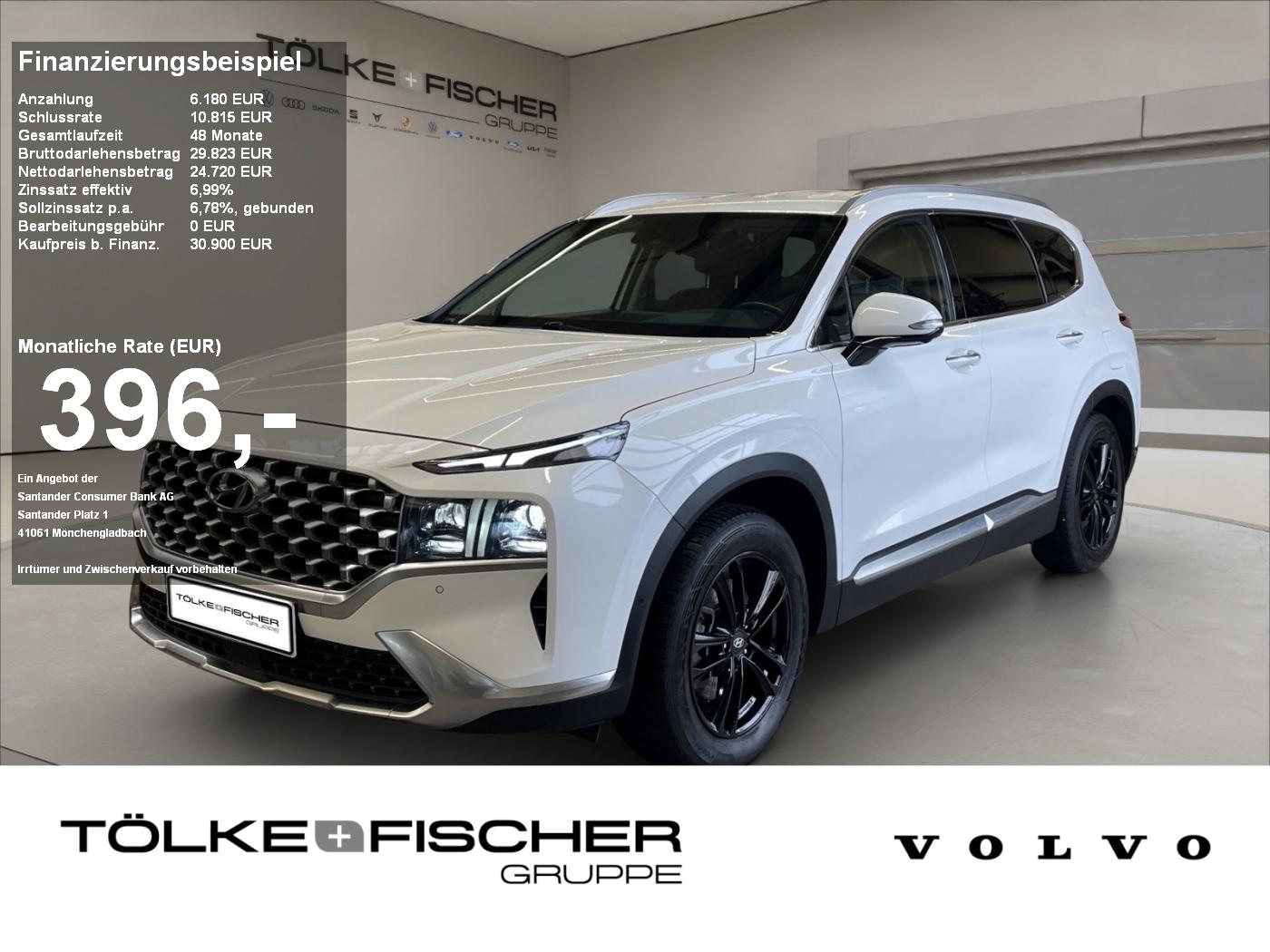 Hyundai Santa Fe 1.6 T-GDI Prime ACC AUT Kam. Leder Navi