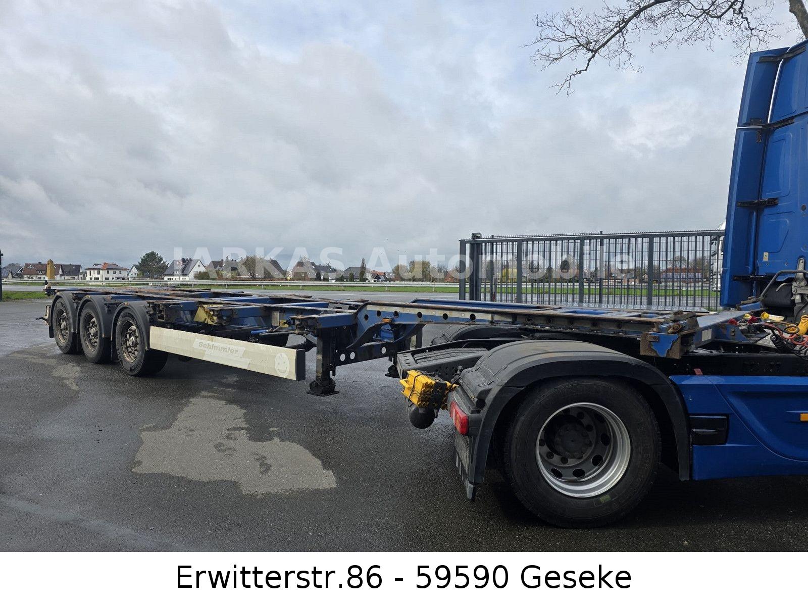 Krone SD, Containeraufbau, BPW Achsen, Scheibenbremse