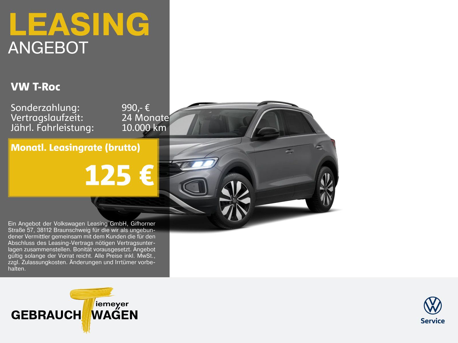 Volkswagen T-Roc 1.0 TSI GOAL LED NAVI APP-CON ASSIST