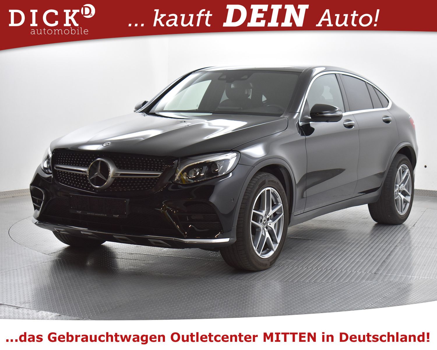 MERCEDES-BENZ GLC 250d Coupe 2X AMG Line COMAND+MEMO+360+BURM+ - Image 2