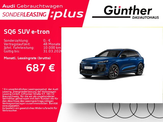 Audi SQ6 SUV e-tron EDITION ONE BLUE+WINTERRÄDER+AHK+