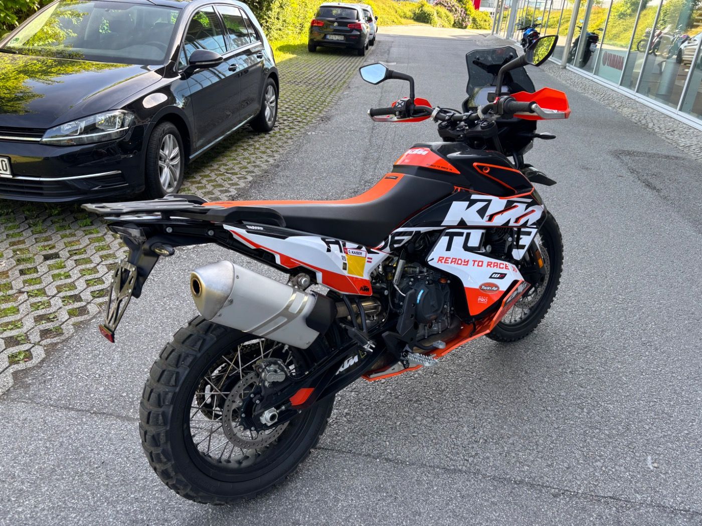 Fahrzeugabbildung KTM 790 Adventure Quickshifter, viel Zubehör