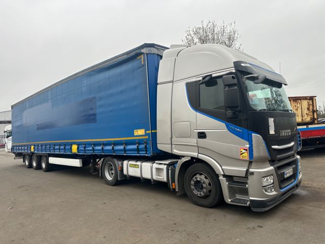 Iveco Stralis 480 XP +Krone SDP27 Mega komplet