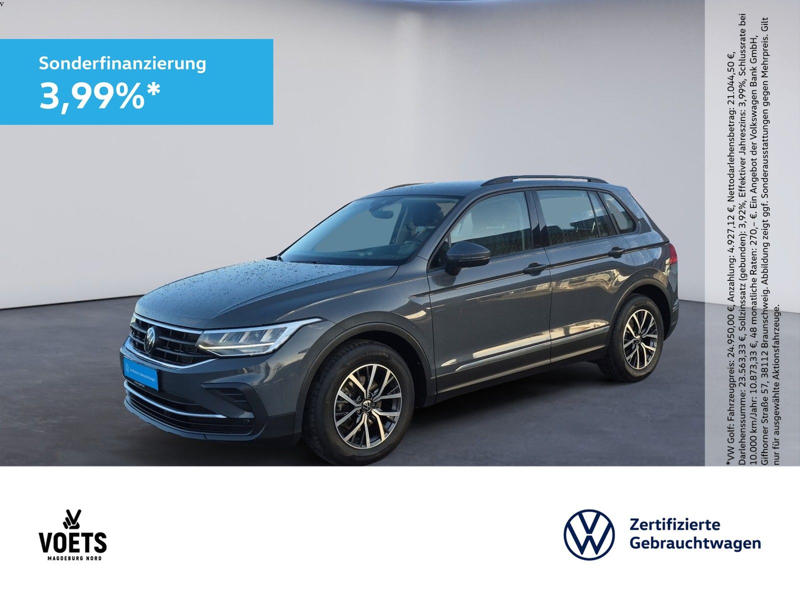 Volkswagen Tiguan  2.0 TDI Life LED+NAVI+ACC+PDC
