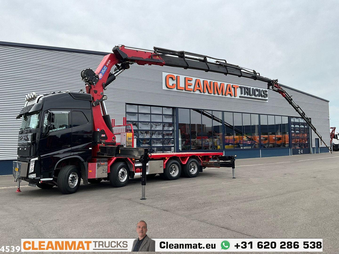 Volvo FH 540 8x4 HMF 85 Tonmeter laadkraan + Fly-Jib J