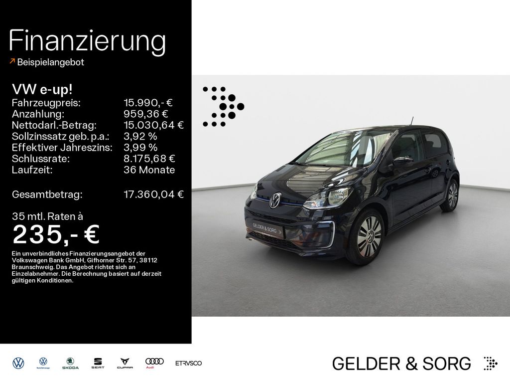 Volkswagen e-up! Style Plus 258Km/WLTP*Klima*DAB+