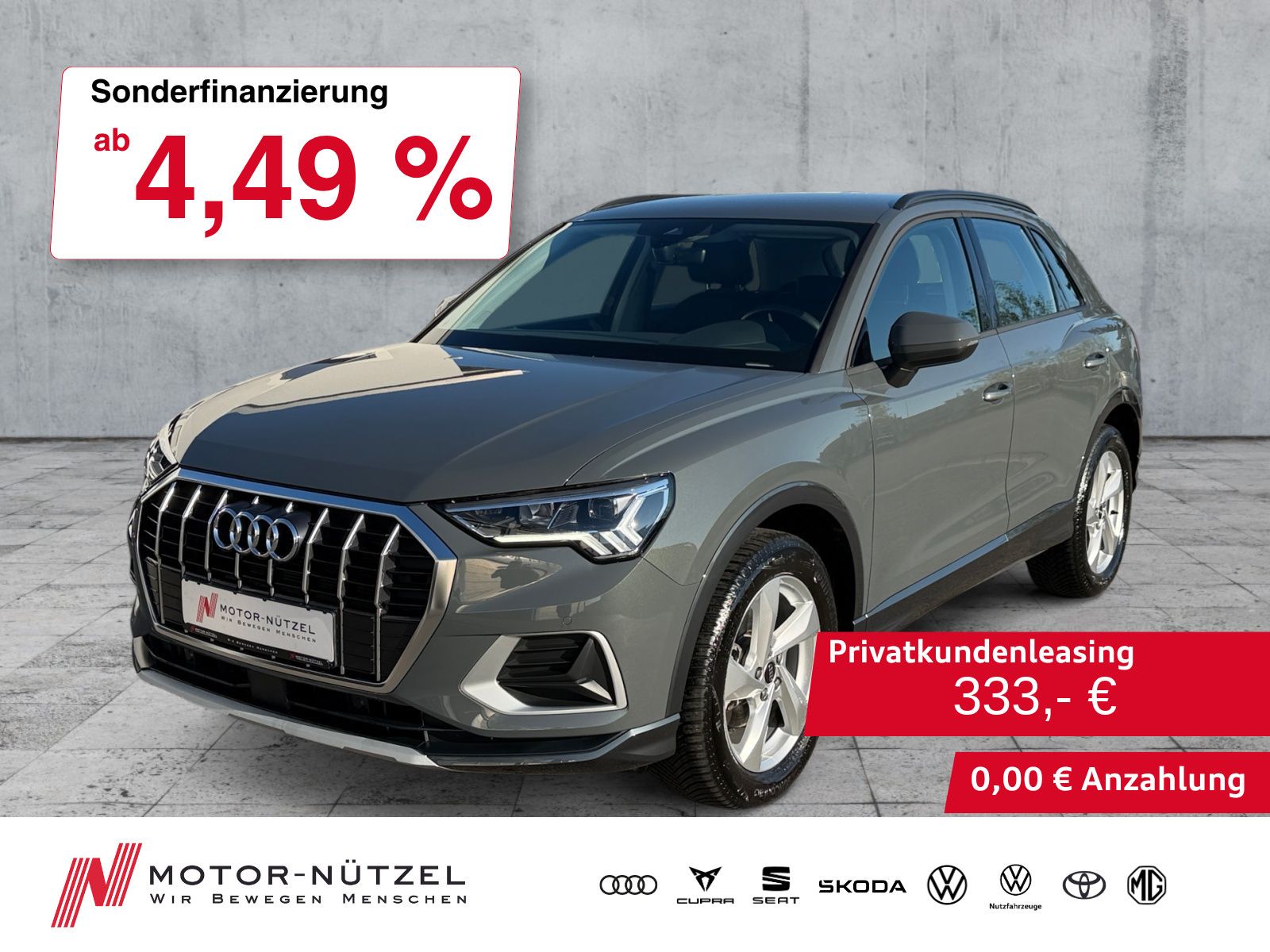 Audi Q3 35 TFSI S-TR ADVANCED LED+NAVI+RFK+GRA+SHZ