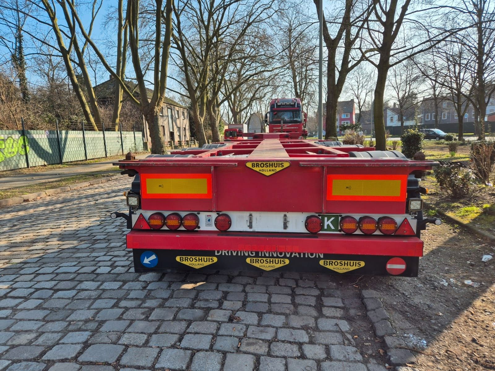 Fahrzeugabbildung Broshuis Container Chassis -  MFCC-HD - Ausziehbar