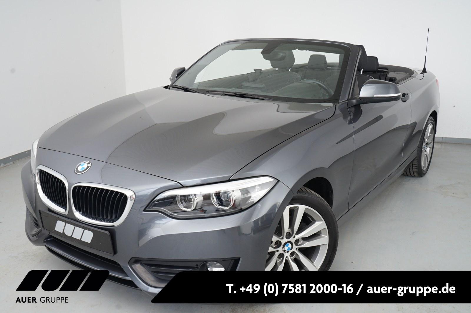 BMW 218i Cabrio (Advantage Navi LED HK Leder )