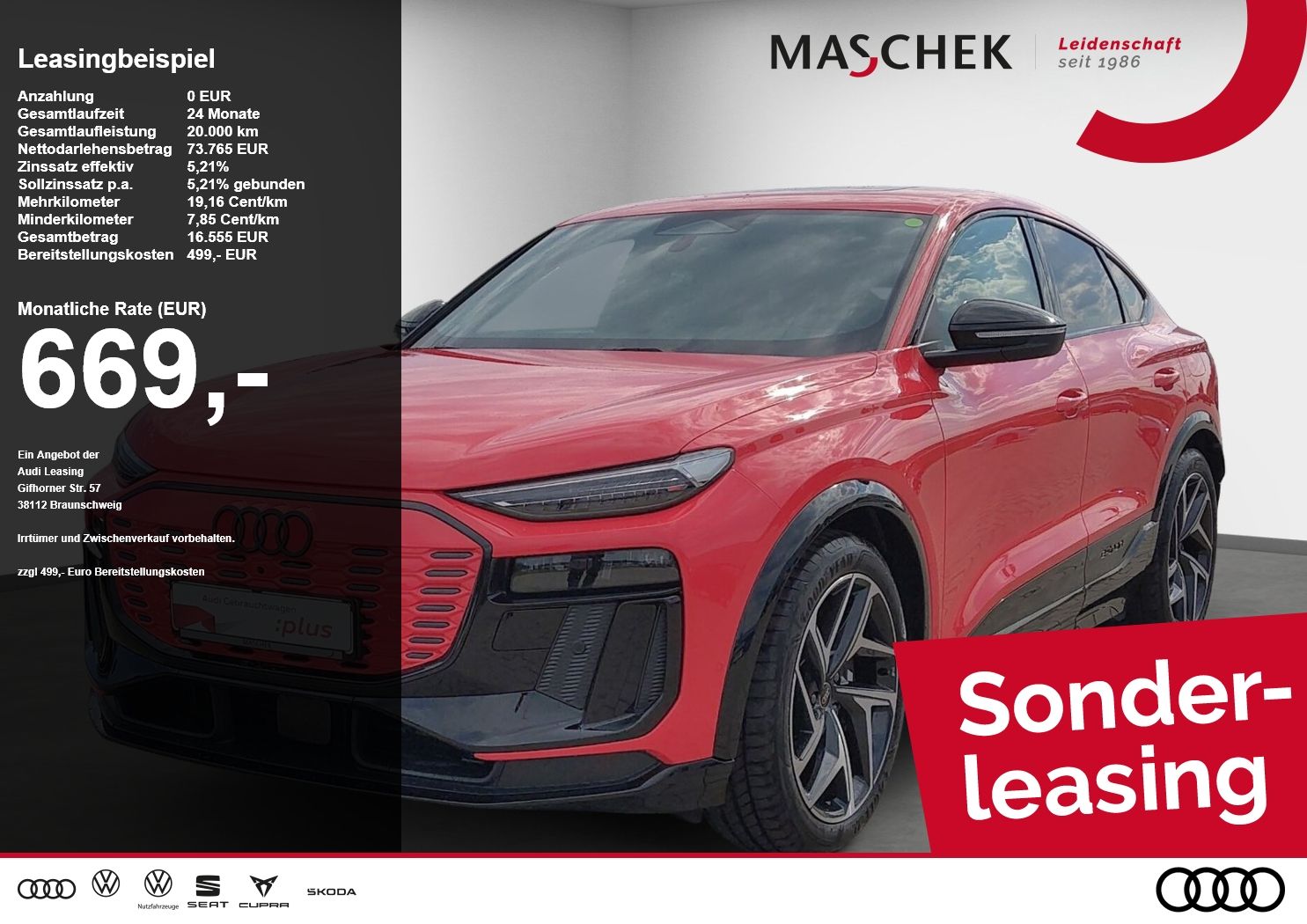 Audi SQ6 e-tron Sportback AHK Pano HUD 360° Memory B&