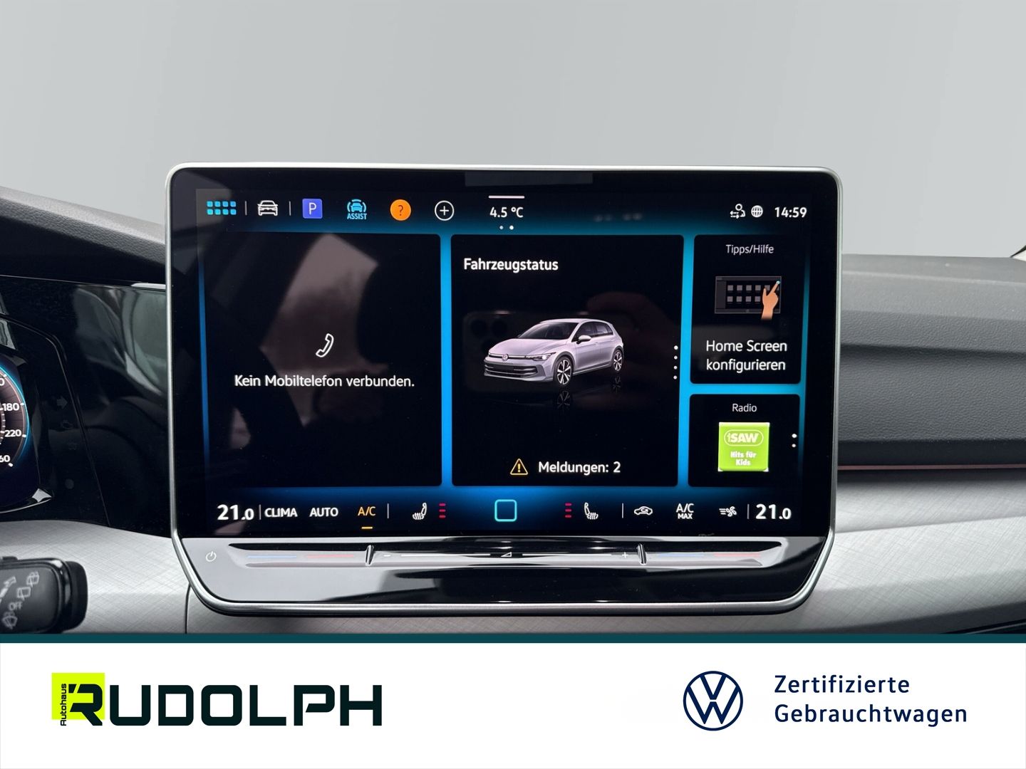 Volkswagen Golf VIII Life 1.5 eTSI DSG LED ACC Navi Fernlic foto 14