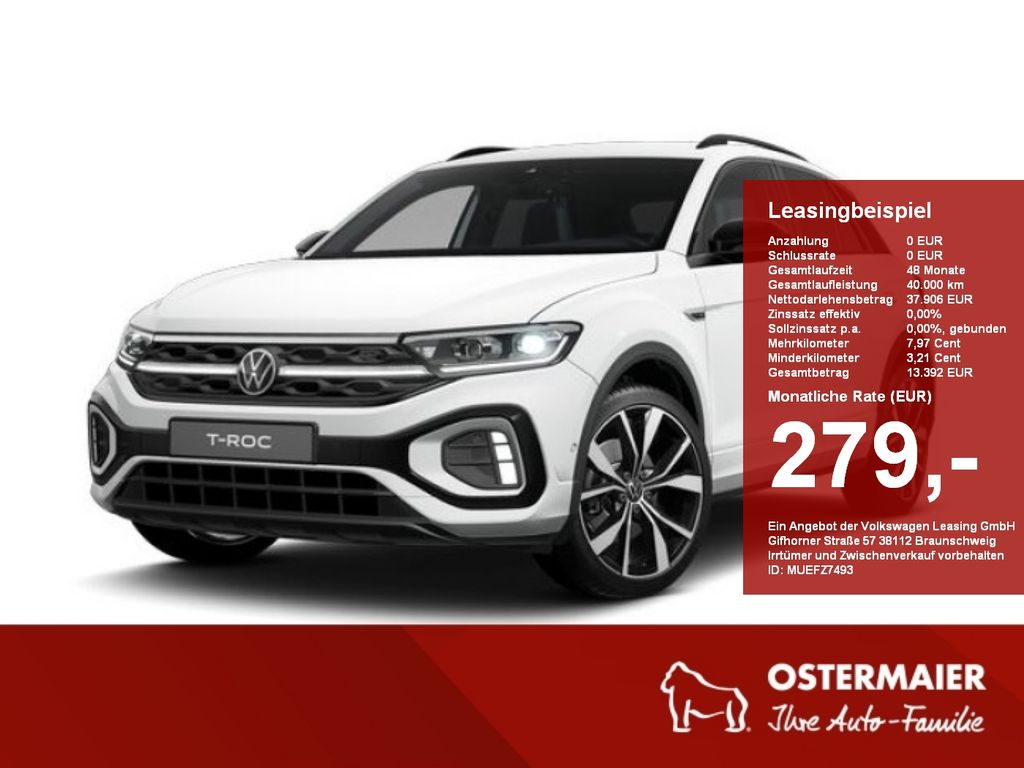 Volkswagen T-Roc R-Line 1.5TSI 150 PS DSG AHK,IQ.LIGHT,KEYL