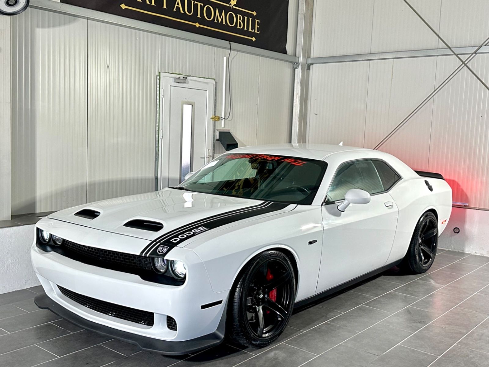 Dodge Challenger 6,2 V8-HELLCAT-H&R-LEDER-NAVI-EXTREM imagem 3