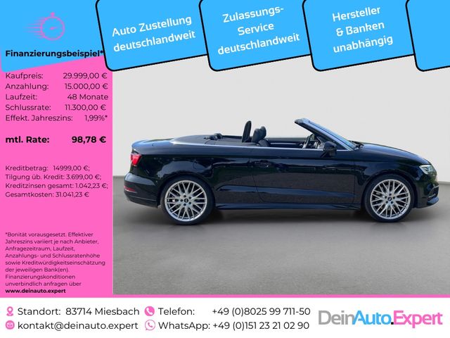 Audi S3 Cabriolet 2.0 TFSI quattro DSG *AVC*LED*ACC*