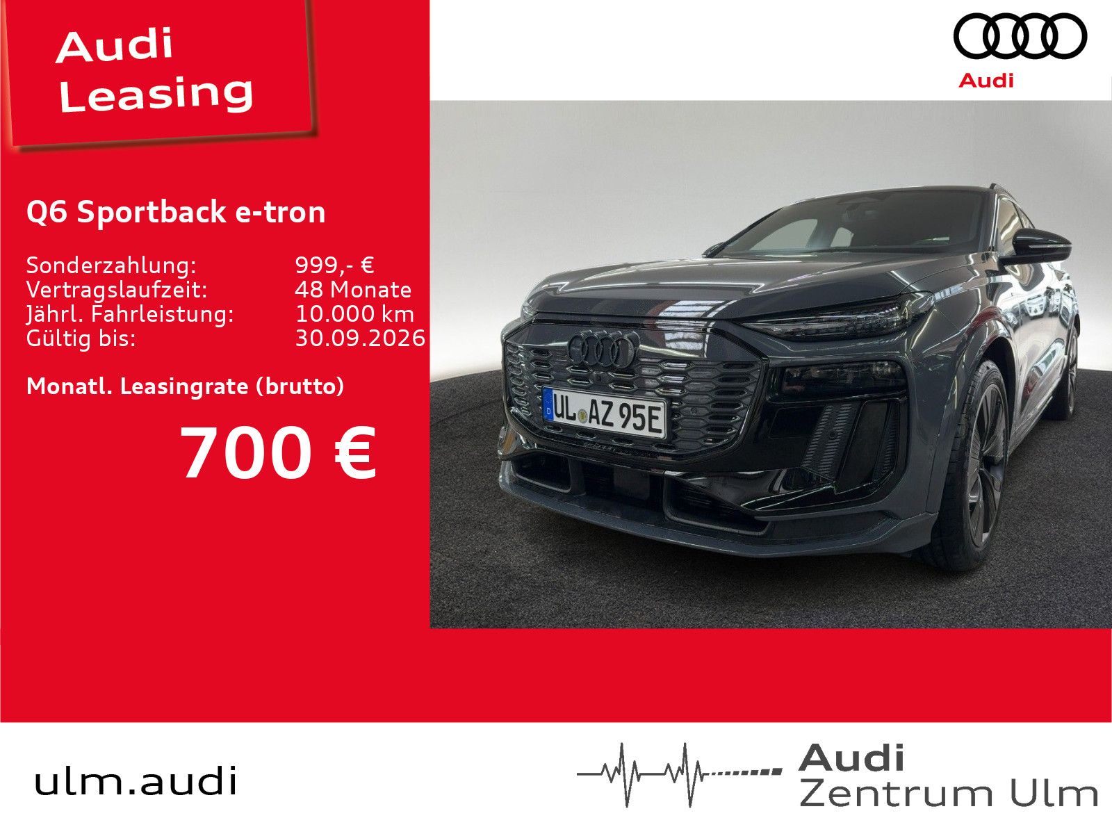 Audi Q6 Sportback e-tron S-Line edition one 0,25% imagem 3