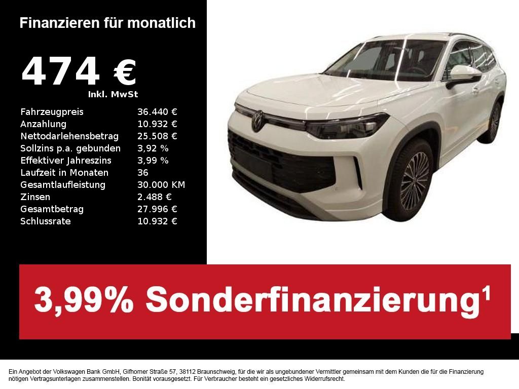 Volkswagen Tayron Life 1.5 eTSI DSG ACC+AHK+KAMERA+NAVI+STA