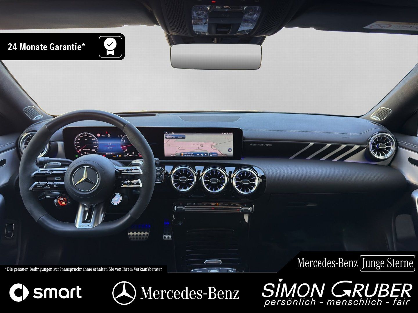Fahrzeugabbildung Mercedes-Benz CLA 45 S Coupe AMG Night Pano HUD Burm Driver`s
