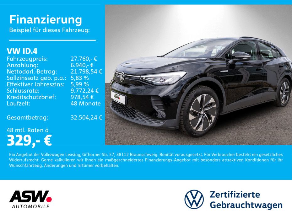 VW ID.4 Pro Performance Wäpu Sthzg Navi RFK SHZ AHK