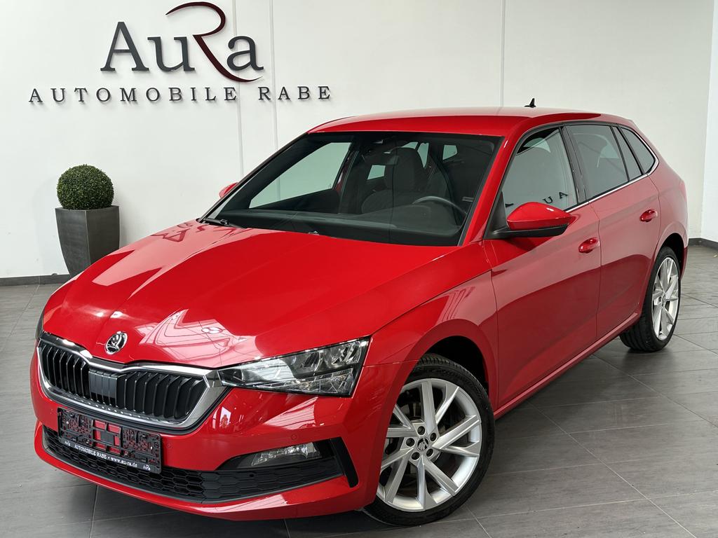 Skoda Scala 2023 г. Красный, пробег 49750 км