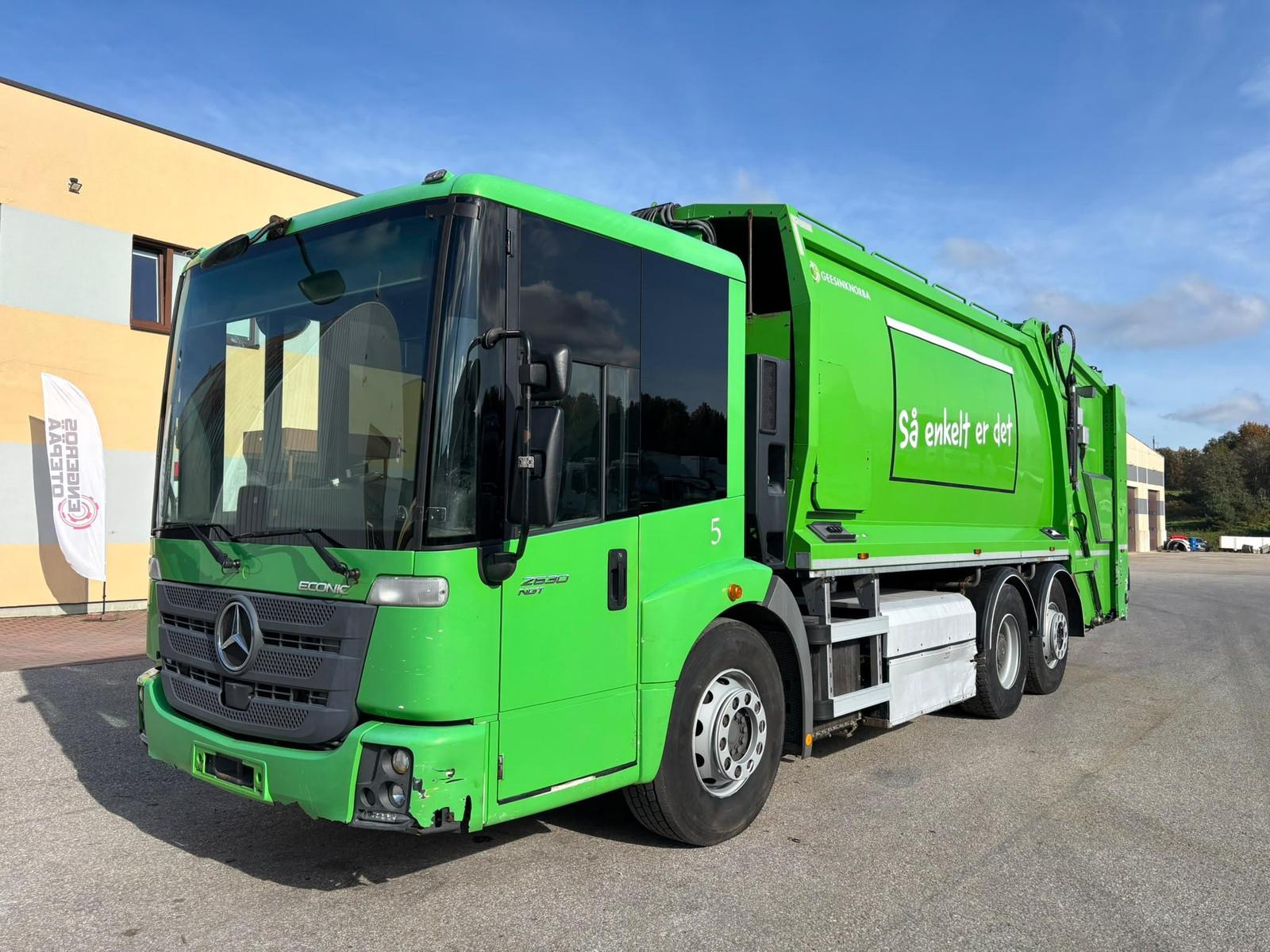 Mercedes-Benz ECONIC 2630 NGT 6x2*4 EURO6 + GEESINKNOBRA PRESS
